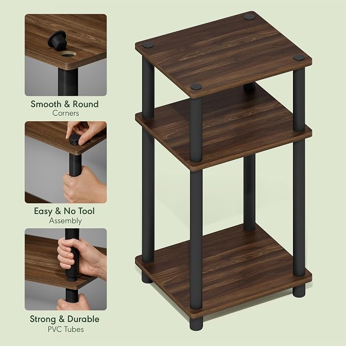 Brown Walnut/Black