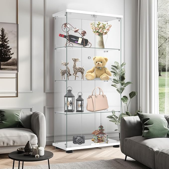 2-door 4-shelf, White