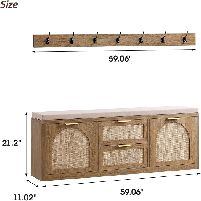 Rustic Oak Rattan