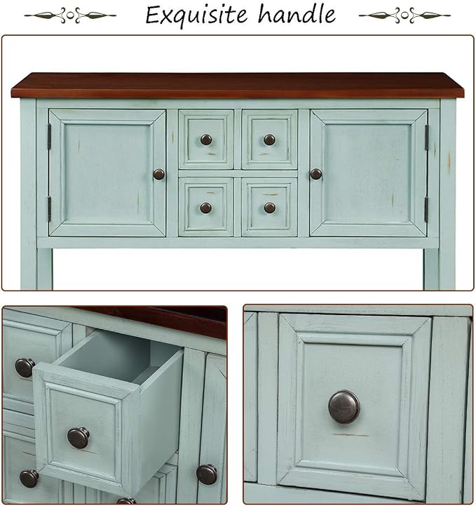 Antique Navy + Wood