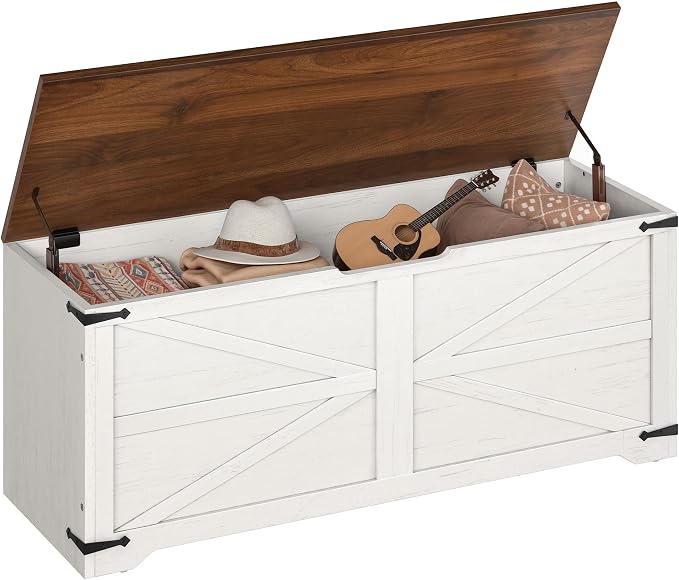 White and Walnut