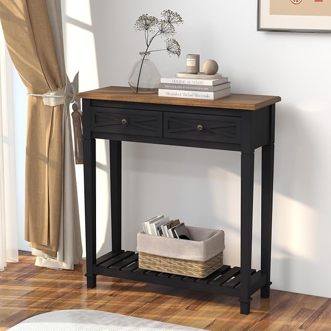 Black-2 Drawers