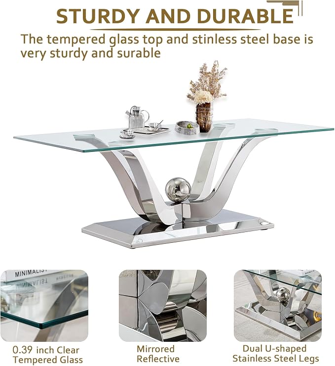Silver Coffee Table