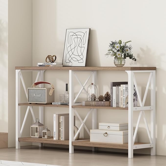 White and Rustic Oak