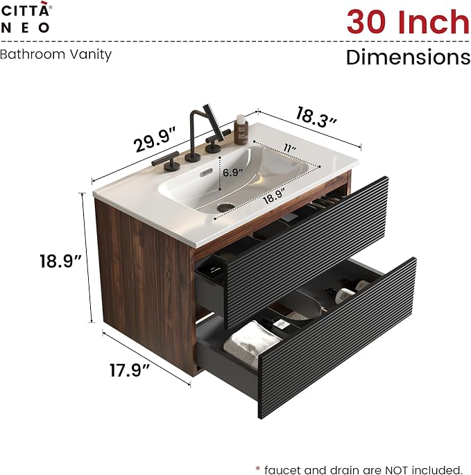 Walnut+black / 3 Holes