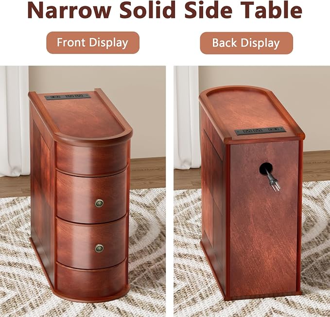 End Table With Charging Station