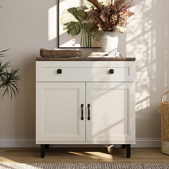 Rustic White Grain