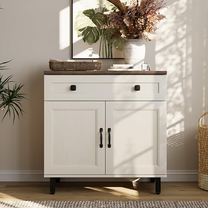 Rustic White Grain