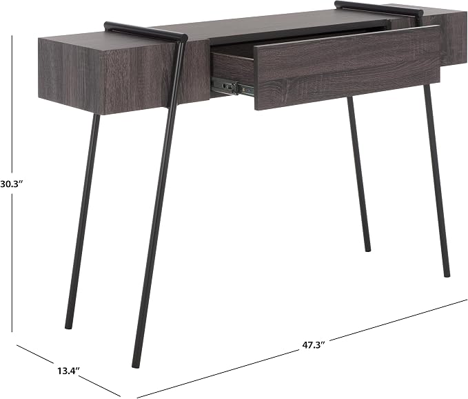 Dark Grey Oak/Black