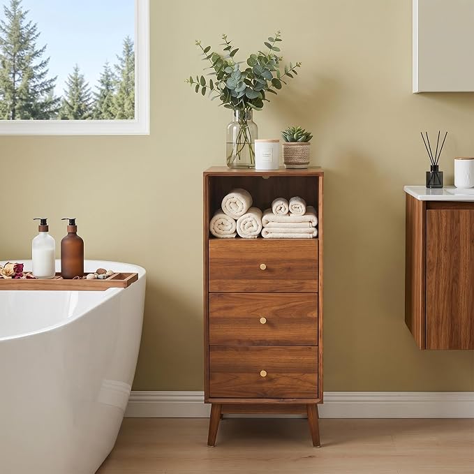 Walnut 3 Drawer