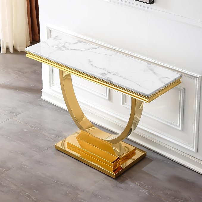 White & Gold - Console Table