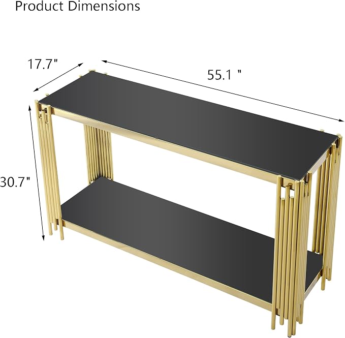 Gold & Black, Console Table