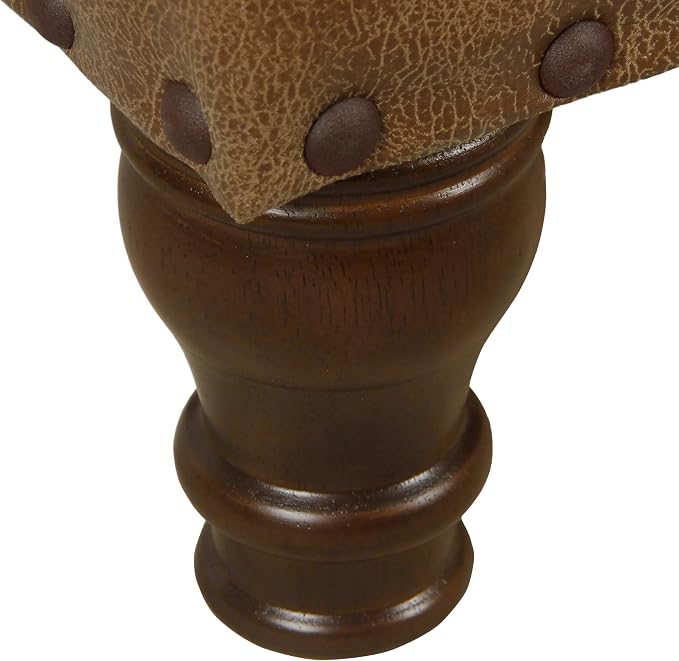 Distressed Brown Faux Leather