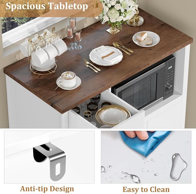 White & Walnut