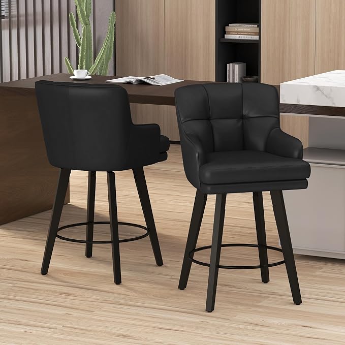 Black- Faux Leather