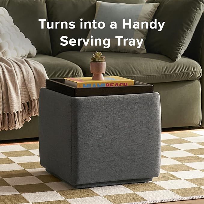 Dark Gray Fabric, Cube