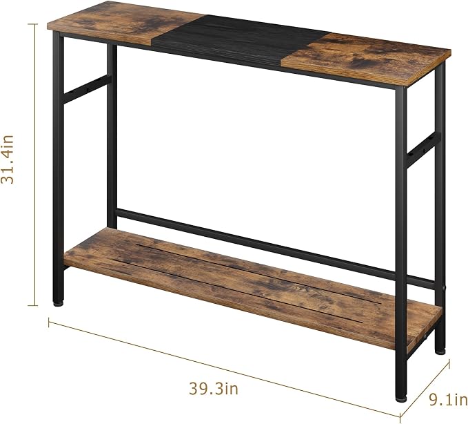Rustic Brown & Black