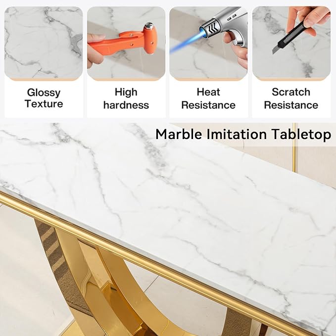 White Gold Console