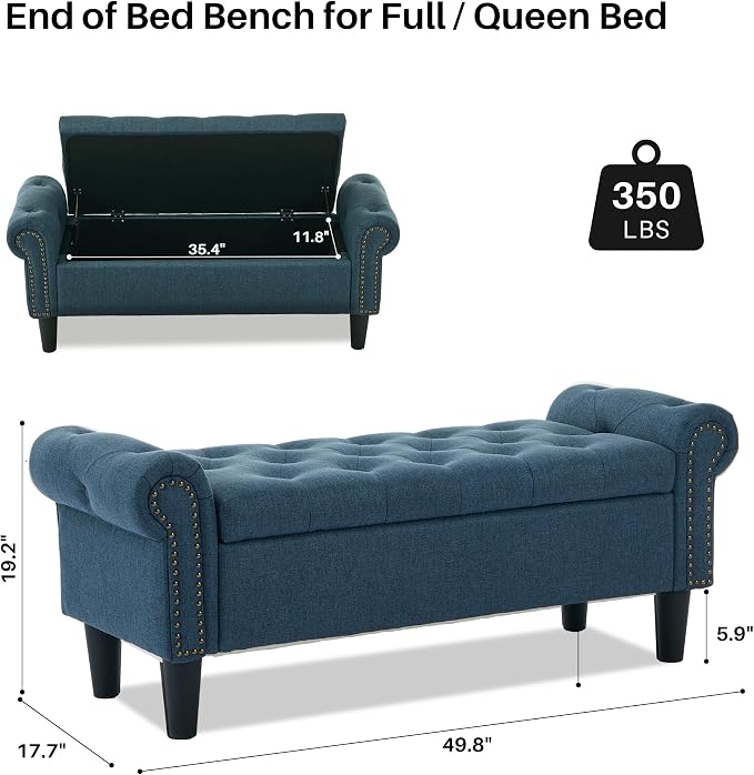 Linen Dark Blue