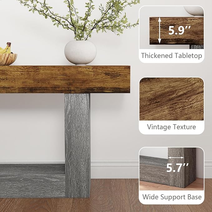 Rustic Brown W/Grey Leg (63'')