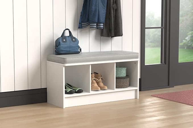 White With Gray Cushion