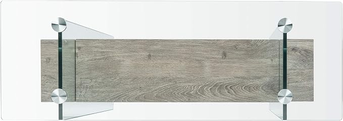 Glass / Grey Oak
