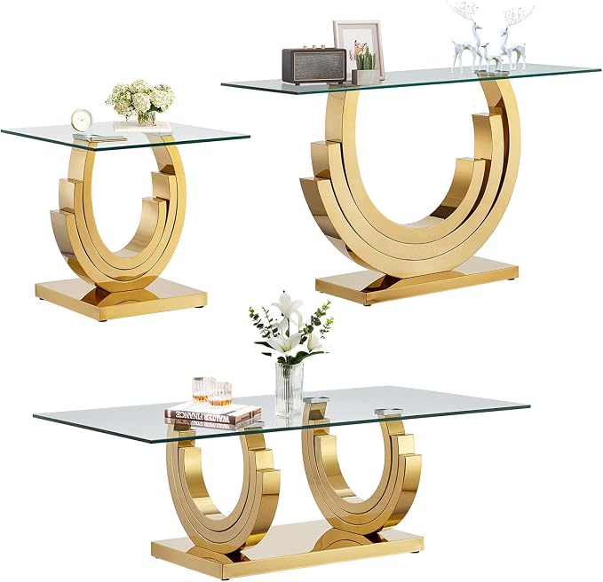 Gold-coffee+console+end