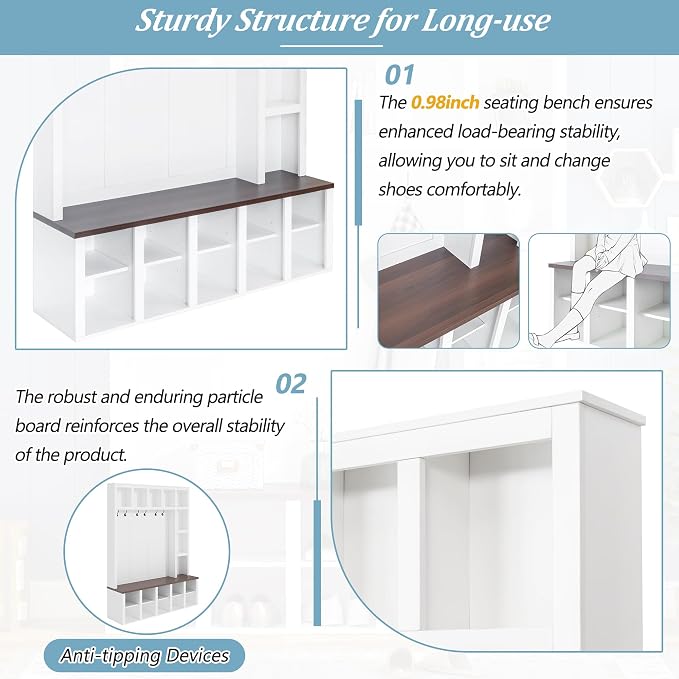 White/6 Hooks