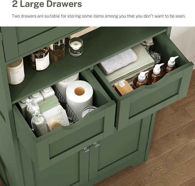 Forest Green-4 Shelves