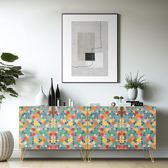 Vibrant Multicolor Tile Patterns