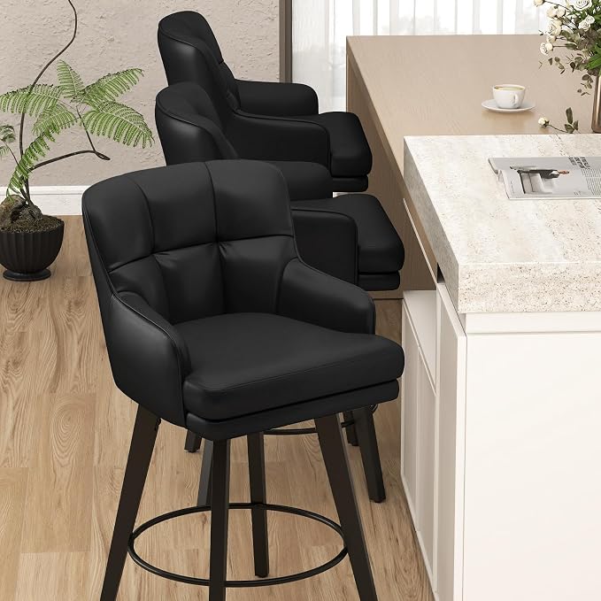 Black- Faux Leather