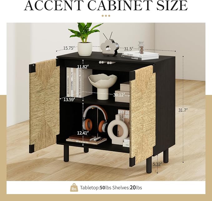 Black Cabinet - 1 Pc