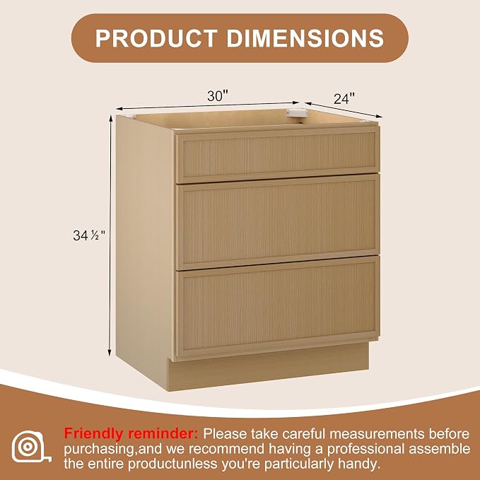 Natural With 3drawers