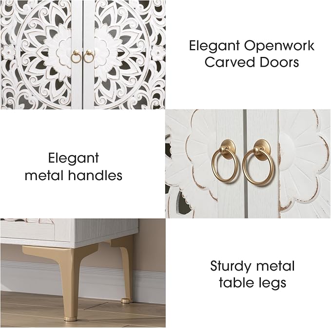 White & Gold_2 Doors
