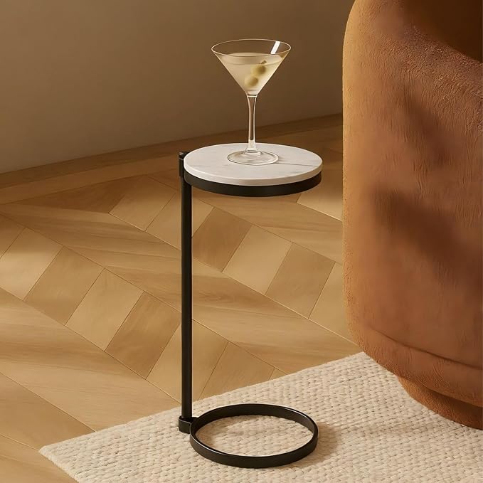 Black With Marble Top