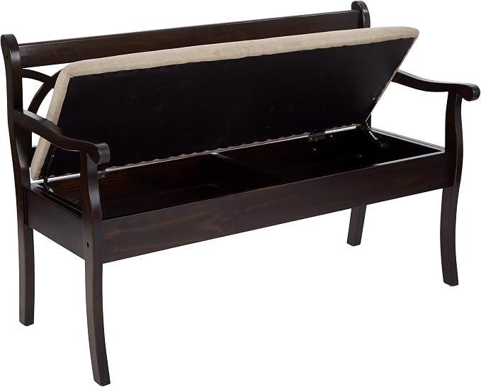 Antique Black Frame and Beige Seat