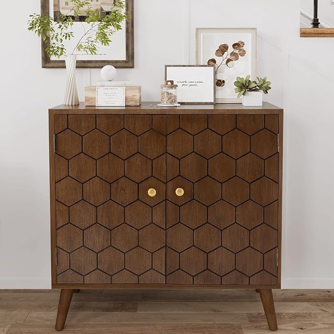 Brown Honeycomb Pattern