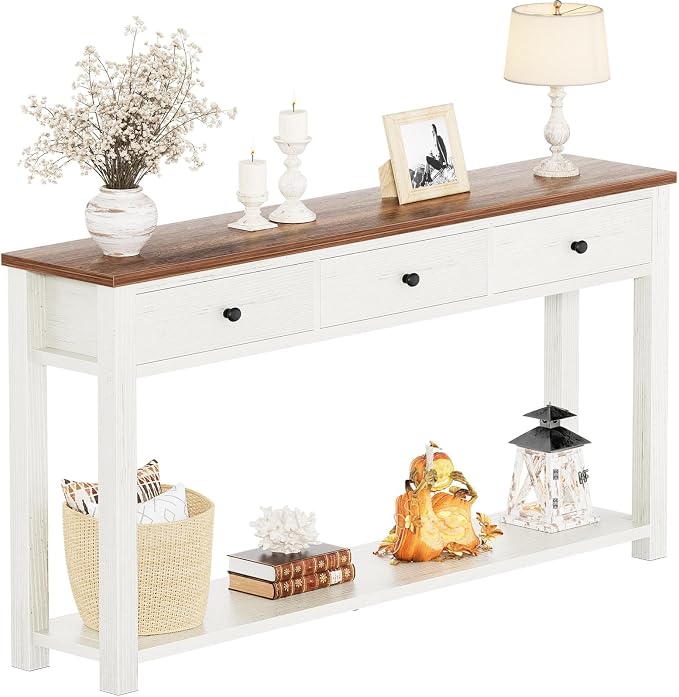 Brown & Antique White