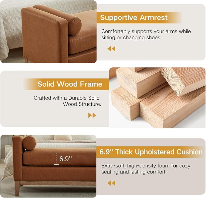 Brown Pu Leather