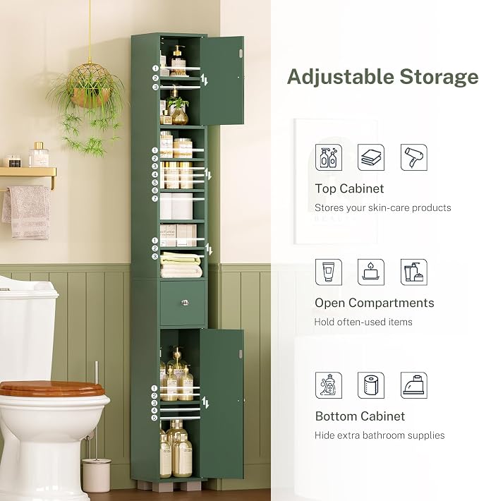 Green-5 Shelves