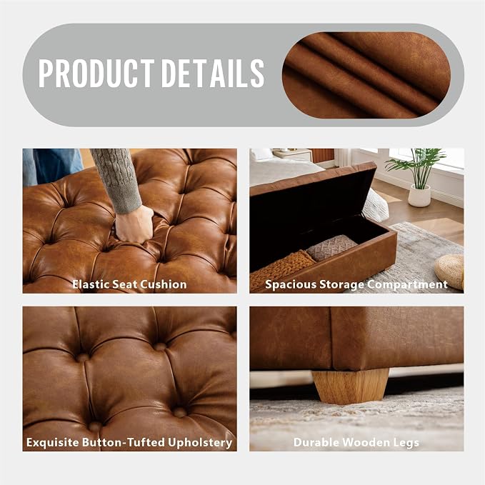 Storage Bench-brown