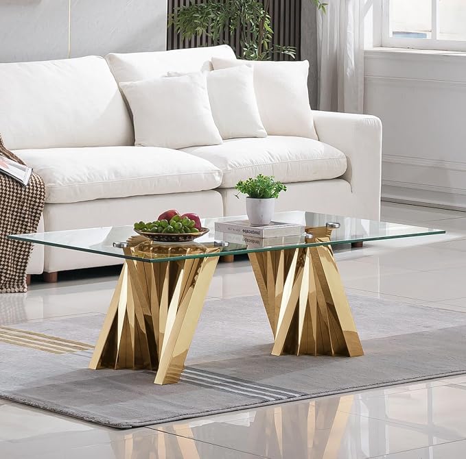 Gold Base - Coffee Table