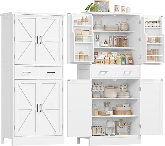 White, Door Shelves