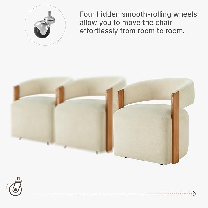 Sand Wooden Armrest