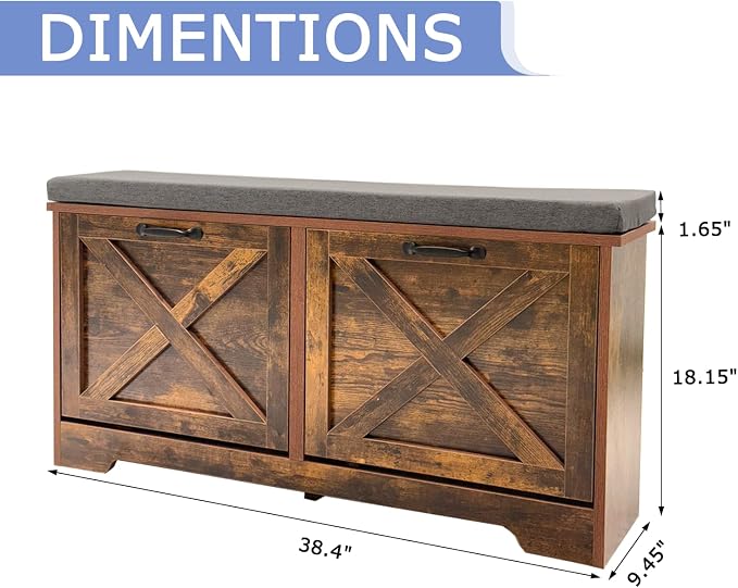 Brown-2 Flip Drawers