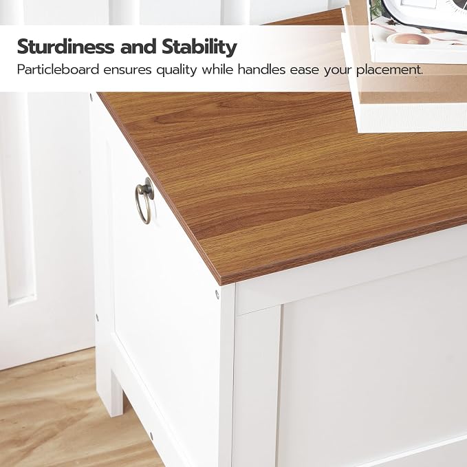 White + Walnut