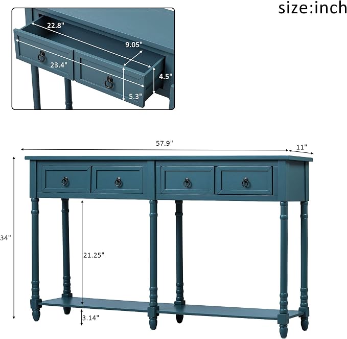 Antique Navy 58”