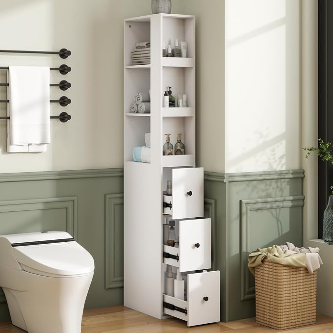 White With Side Rack