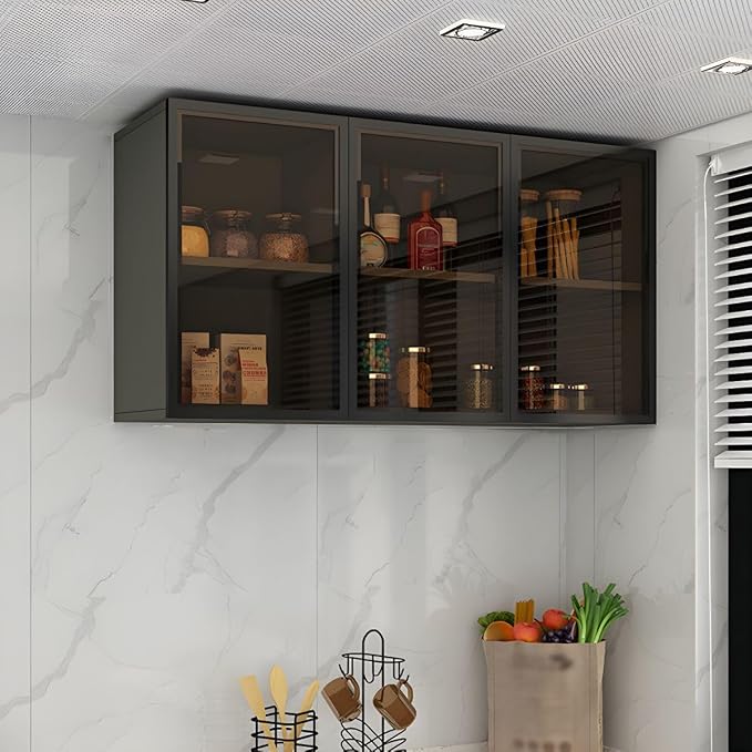 Gray Black Frame-brown Glass