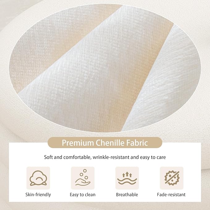 White-chenille